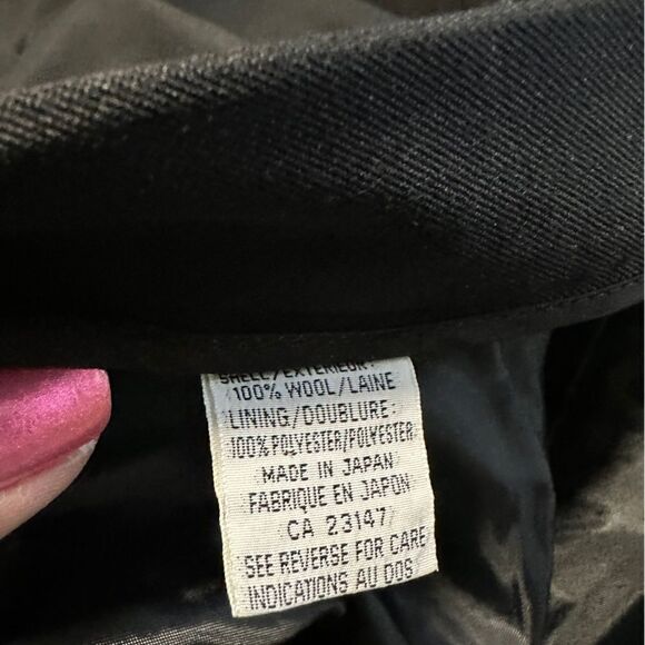 Talbots black wool pants. Size 10P. - Picture 6 of 6